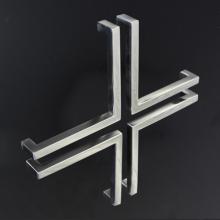 Lacava K150-10 - L-shaped pull 5 3/8'' x 5 3/8'', cross-shaped arrangement requires 4 PIECES