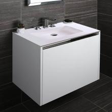 Lacava K30-00-G - Vanity top solid surface Bathroom Sink with overflow.