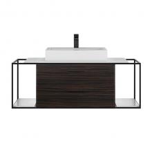 Lacava LIN-VS-48T-D - Solid surface countertop for wall-mount under-counter vanity LIN-VS-48.