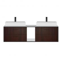 Lacava LIN-VS-60AF-BPW - Metal frame  for wall-mount under-counter vanity LIN-VS-60A. Sold together with the cabinet and co