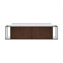 Lacava LIN-VS-72BF-MW - Metal frame  for wall-mount under-counter vanity LIN-VS-72B. Sold together with the cabinet and co