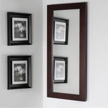 Lacava M03-15-MW - Wall-mount mirror in metal or wooden frame. W: 15'', H: 34'', D: 1''