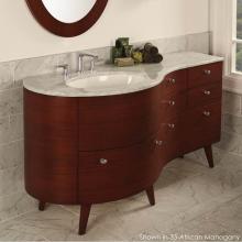 Lacava FLO-F-60R-24 - Free-standing under-counter vanity for one Bathroom Sink on the right