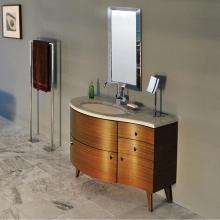 Lacava FLO-F-48L-20 - Free-standing wood base with three drawers and one door, washbasin on the left, 48''W, 2