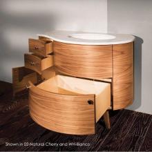 Lacava FLO-F-48R-33 - Free-standing wood base with three drawers and one door, washbasin on the right, 48''W,