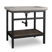 Lacava NTR-FF-37-BPW - Floor-standing metal console stand made of stainless steel. It must be attached to wall. Sink CT37