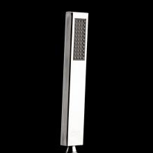 Lacava W1460-CR - Hand-held rectangular shower head with 59'' flexible hose, rain jet. 1 3/8''W,