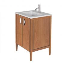 Lacava LRS-F-24A-02 - Free-standing under-counter vanity with two doors(pulls included).