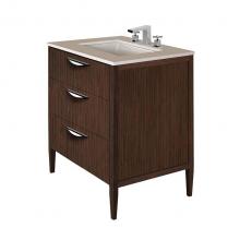 Lacava LRS-F-30B-07 - Free-standing under-counter vanity with two drawers(pulls included), the top drawer has U-shaped n