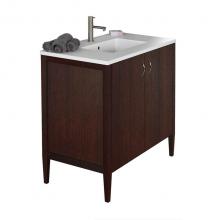 Lacava LRS-F-36A-33 - Free-standing under-counter vanity with two doors(pulls included).