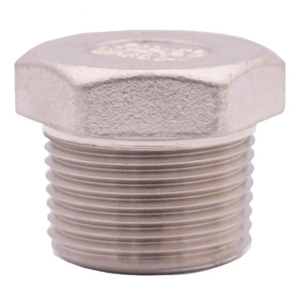 2'' SS304 HEX PLUG