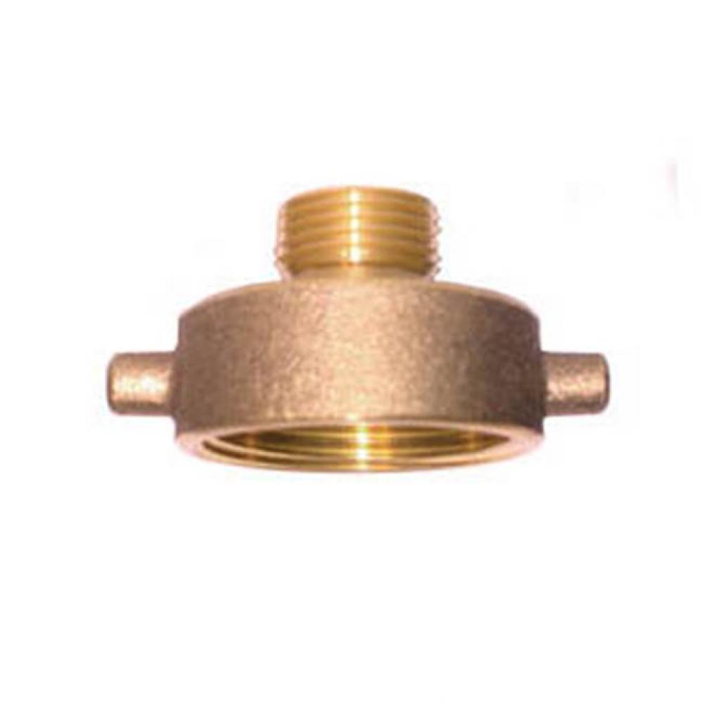 A75 2-1/2'' NST x 1'' NPT Fire Hose Fitting