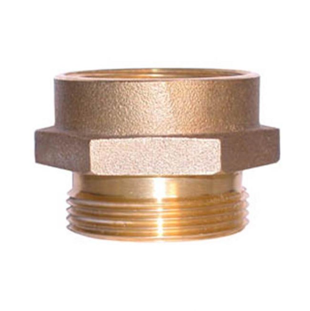A93 1'' NPT x 3/4'' GHT Fire Hose Fitting