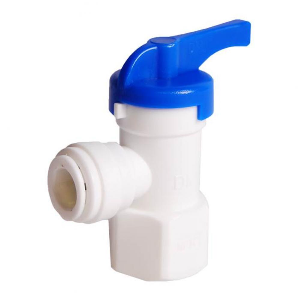 1/4'' Push x FNPT Mini-Loc Angle Ball Valve