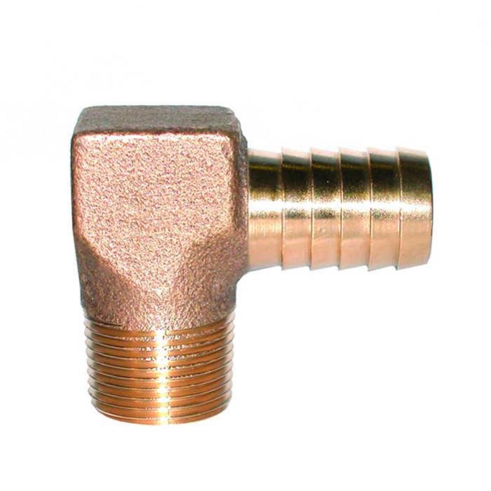 1-1/4'' Cast Bronze Hydrant Insert x MNPT Elbow