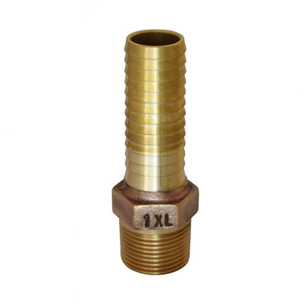 1'' Extra Long Cast Bronze Insert x MNPT Adapter