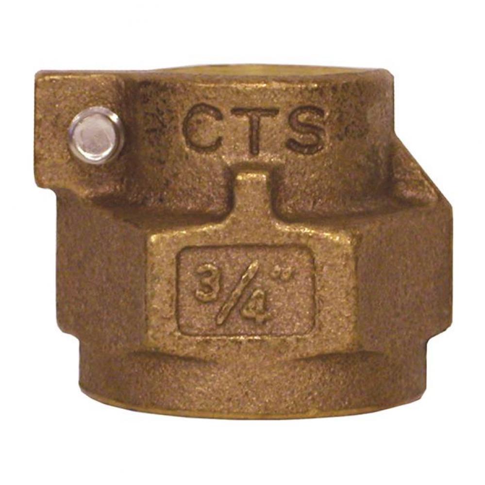 3/4'' Bronze Pack Joint Nut Assembly (CTS)