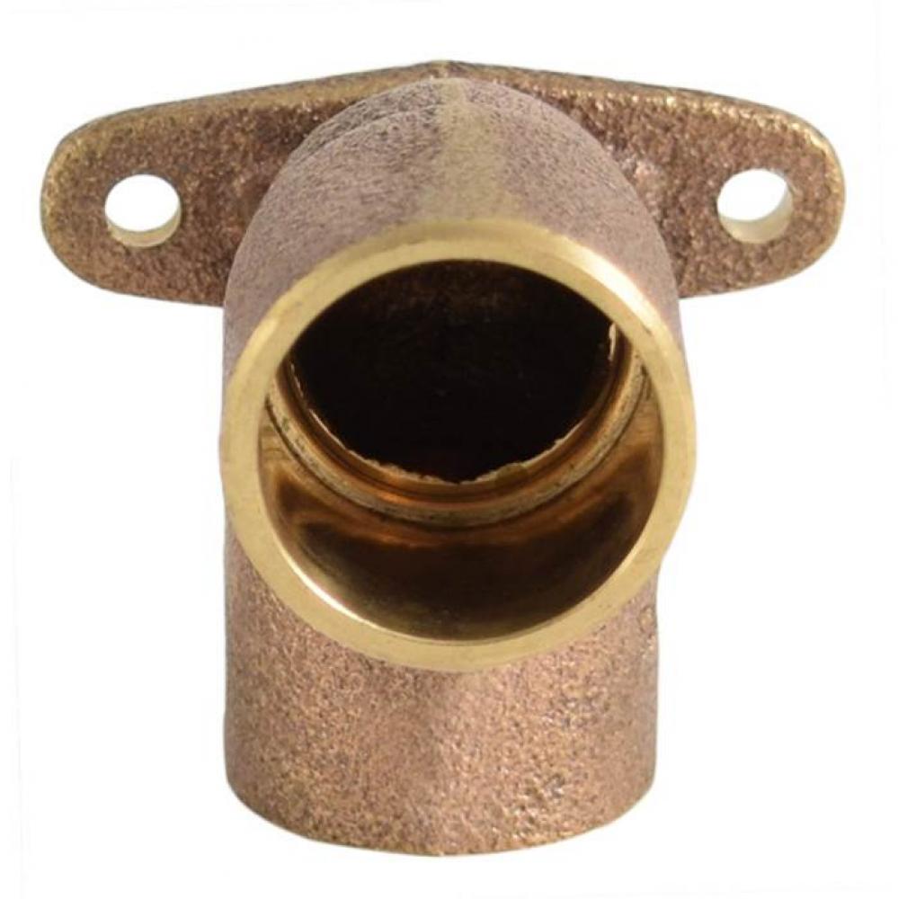 1/2'' Sweat x Sweat Drop Ear Elbow, Cast Brass