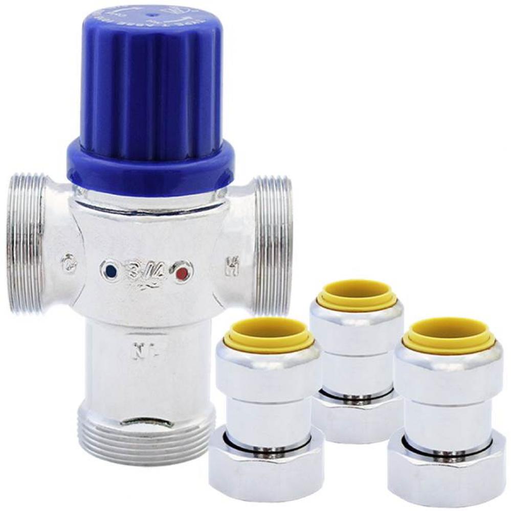 T-45NL Domestic Potable Water Thermostatic Mixing Valve with InstaLoc II Connections, Inlets inclu