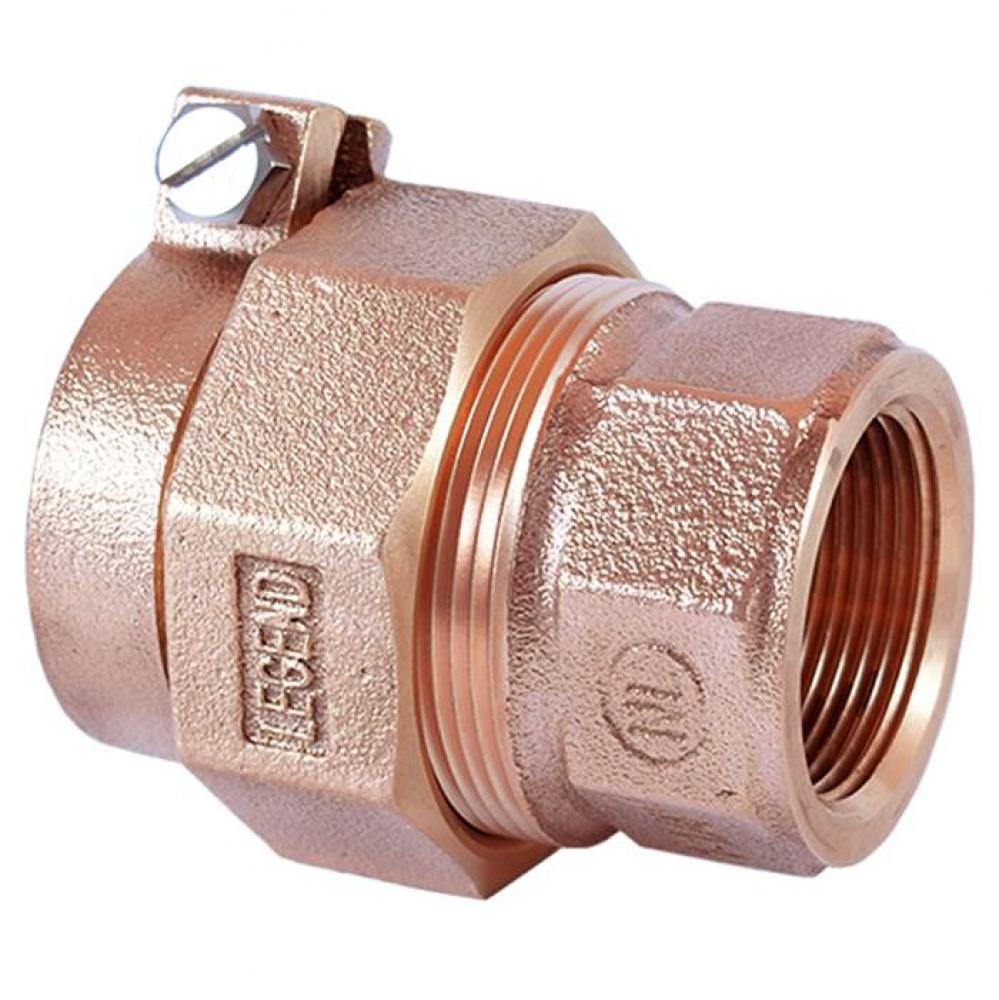3/4'' T-4326NL No Lead Bronze Pack Joint (IPS) x FNPT Coupling