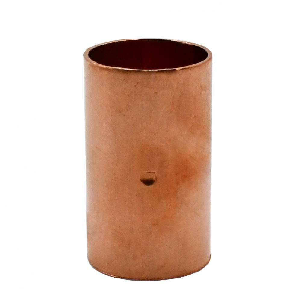 1/8'' ID COPPER COUPLING W/STOP