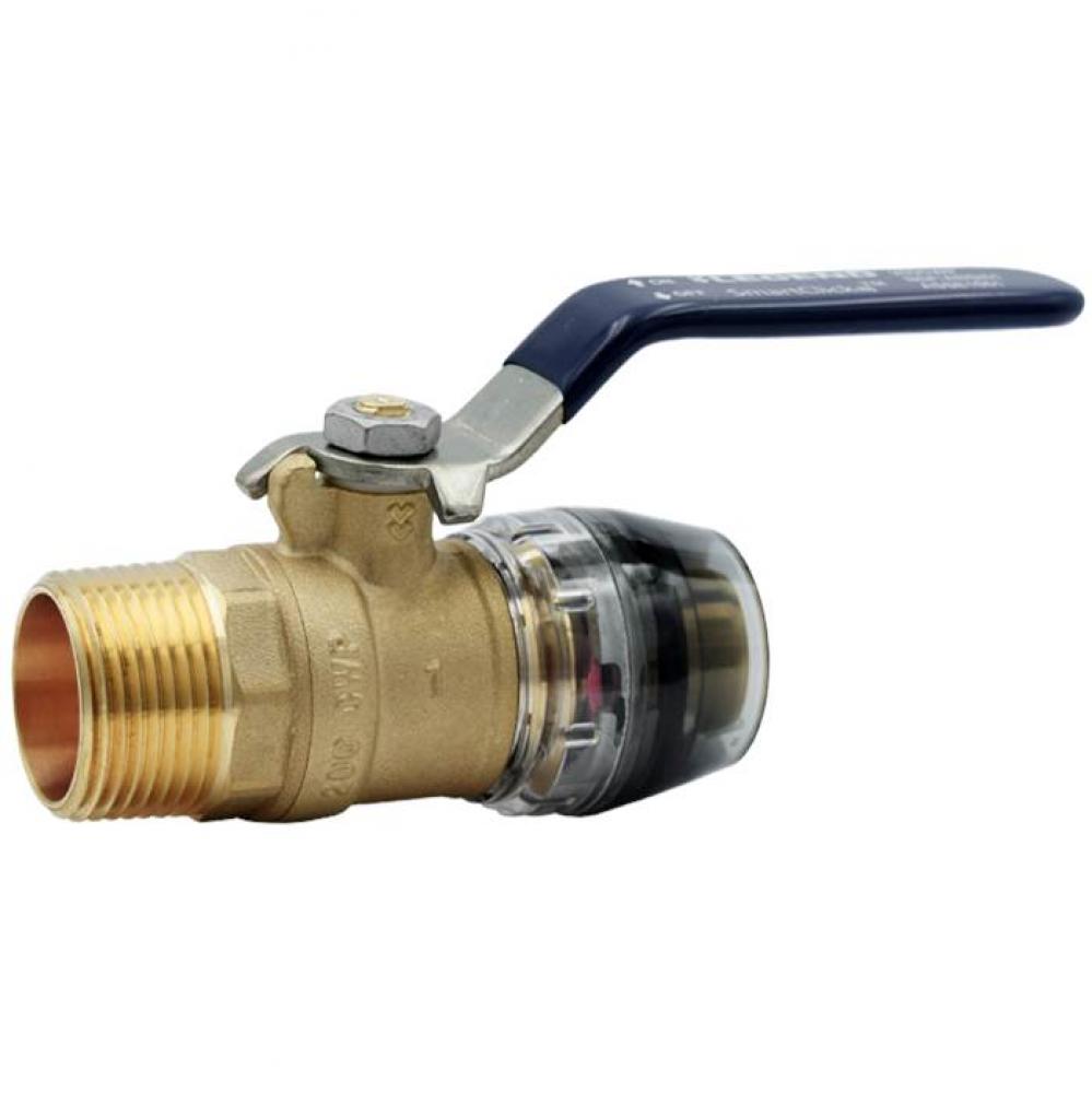 1'' SMART CLICK MNPT BALL VALVE