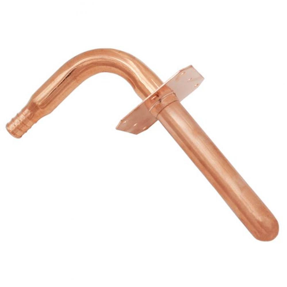 1/2'' F1807 PEX x  8'' Copper Stub Out w/ Flange