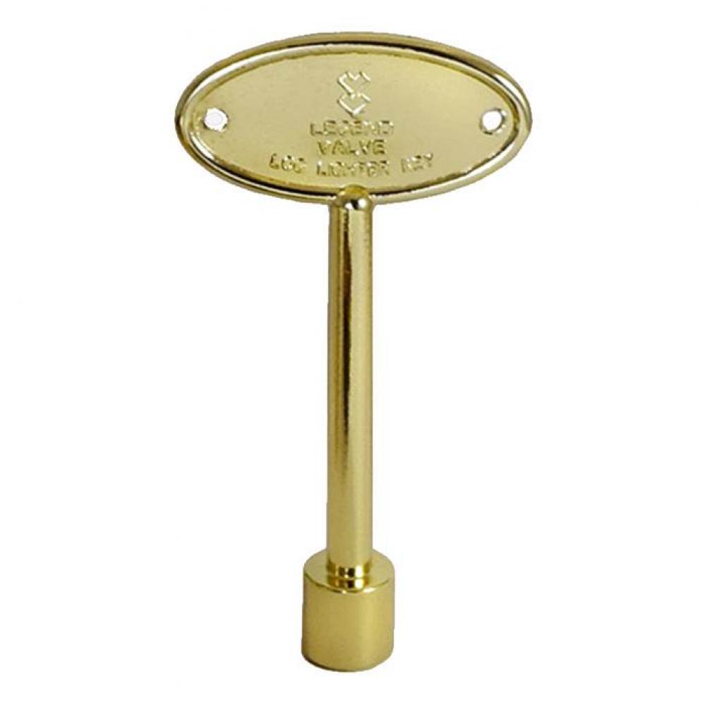 12'' Polished Brass Log Lighter Key
