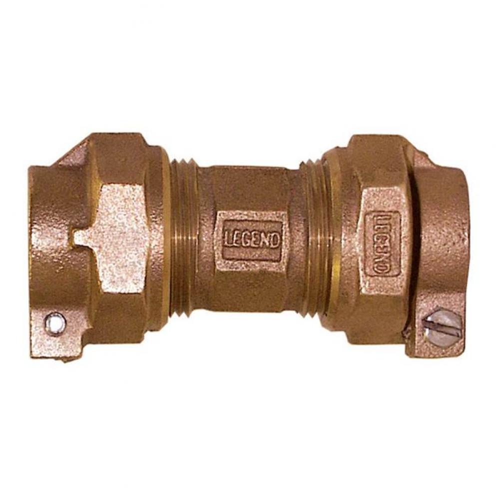 3/4'' x 5/8'' T-4112NL No Lead Bronze Lead Connection Pack Joint (CTS) x Extra