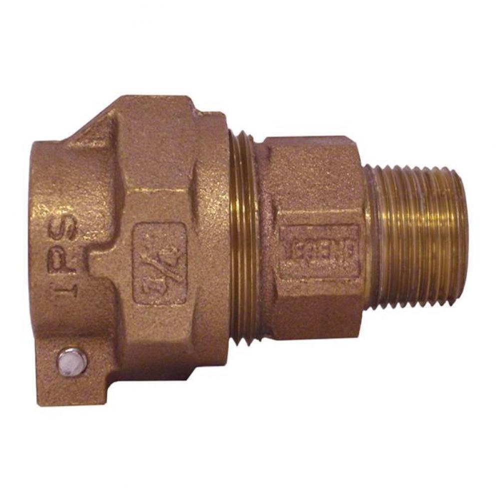 1'' T-4320NL No Lead Bronze Pack Joint (IPS) x MNPT Coupling