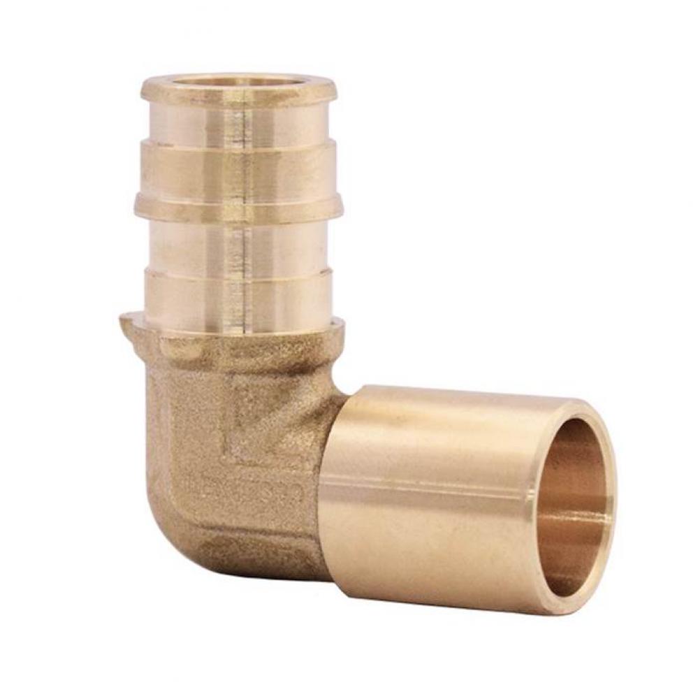 1/2'' x 1/2'' No Lead / DZR Brass F 1960 PEX Fitting Elbow