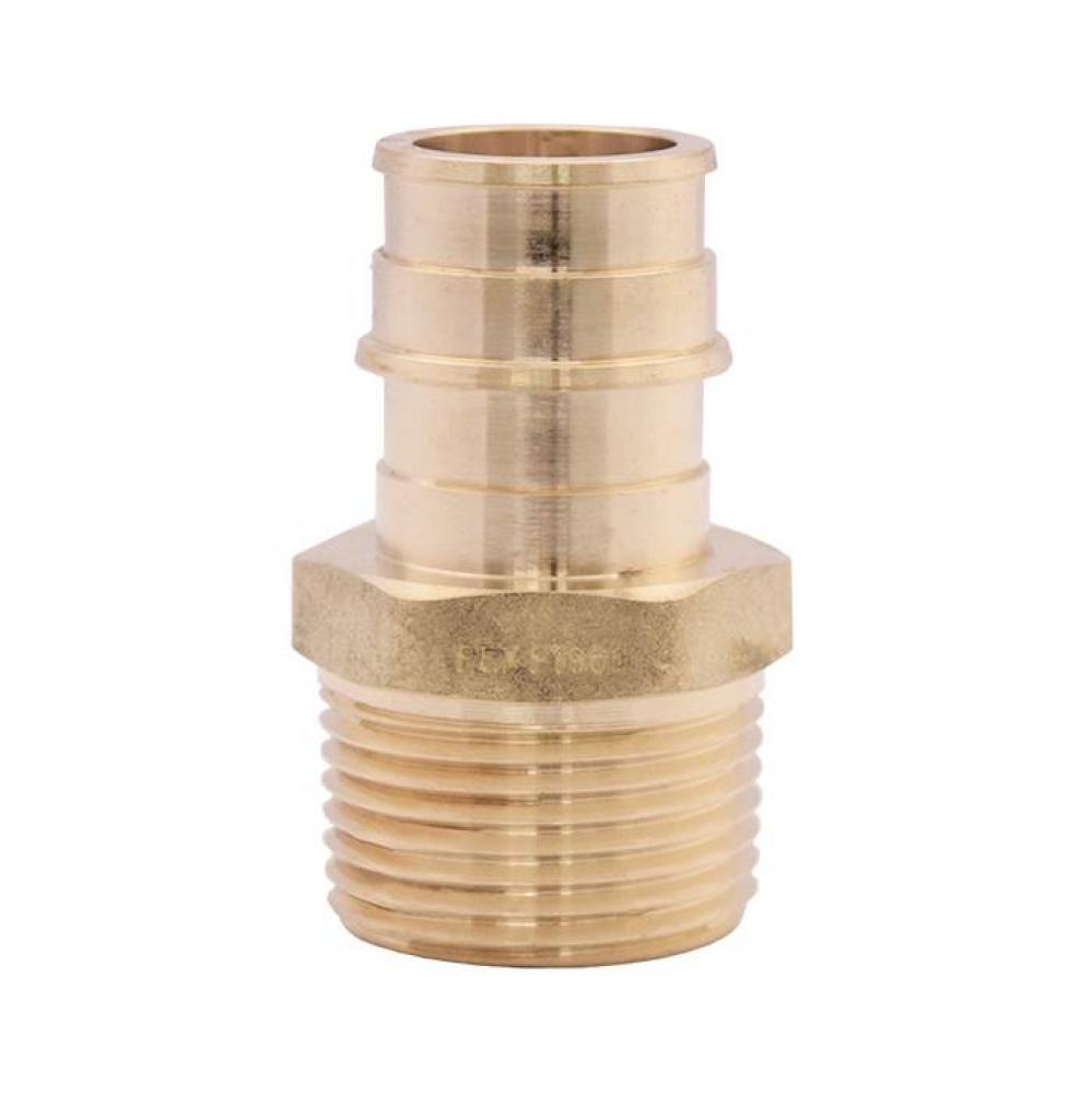 1'' x 3/4'' No Lead / DZR Brass F 1960 PEX MNPT Reducing Adapter