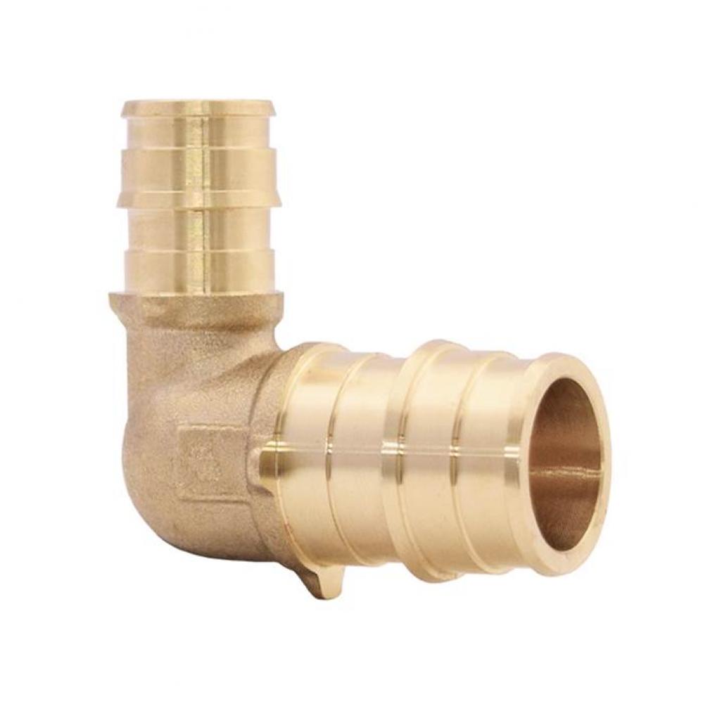 3/4'' x 1/2'' No Lead / DZR Brass F 1960 PEX Reducing Elbow