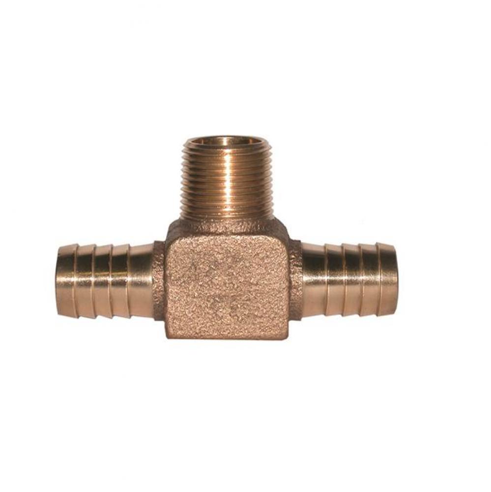 1'' No Lead Bronze Hydrant Insert x MNPT Tee