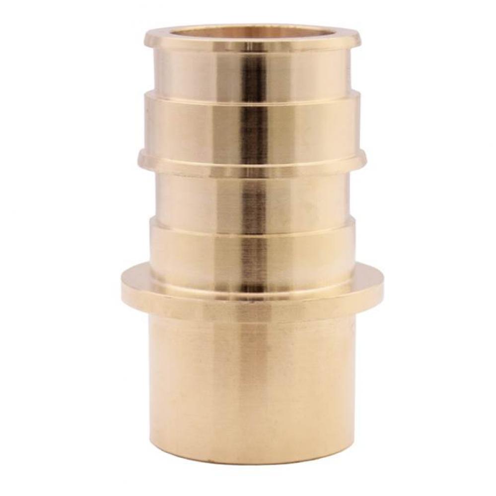 1-1/4'' x 1'' No Lead / DZR Brass F 1960 PEX Sweat Reducing Adapter