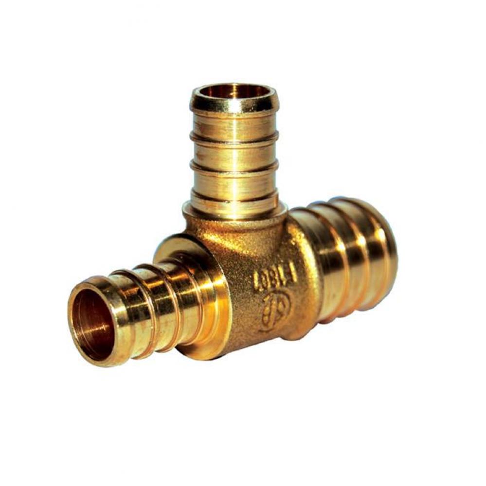 2'' x 1-1/2'' PEX Reducing Tee No Lead/ DZR Forged Brass Fitting