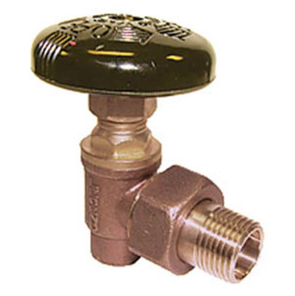 1/2'' S-437 Hot Water Radiator Valve, Bronze