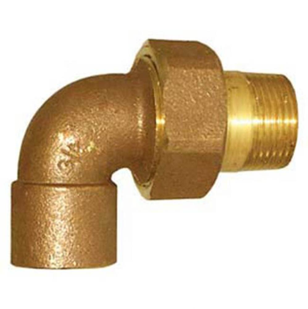 1/2'' S-438 Sweat Bronze Union Elbow