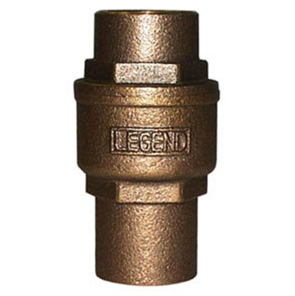 1/2'' S-455NL No Lead Bronze In-Line Check Valve