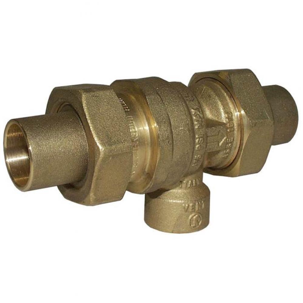 3/4'' S-459 Forged Brass Backflow Preventer, Atmospheric Vent