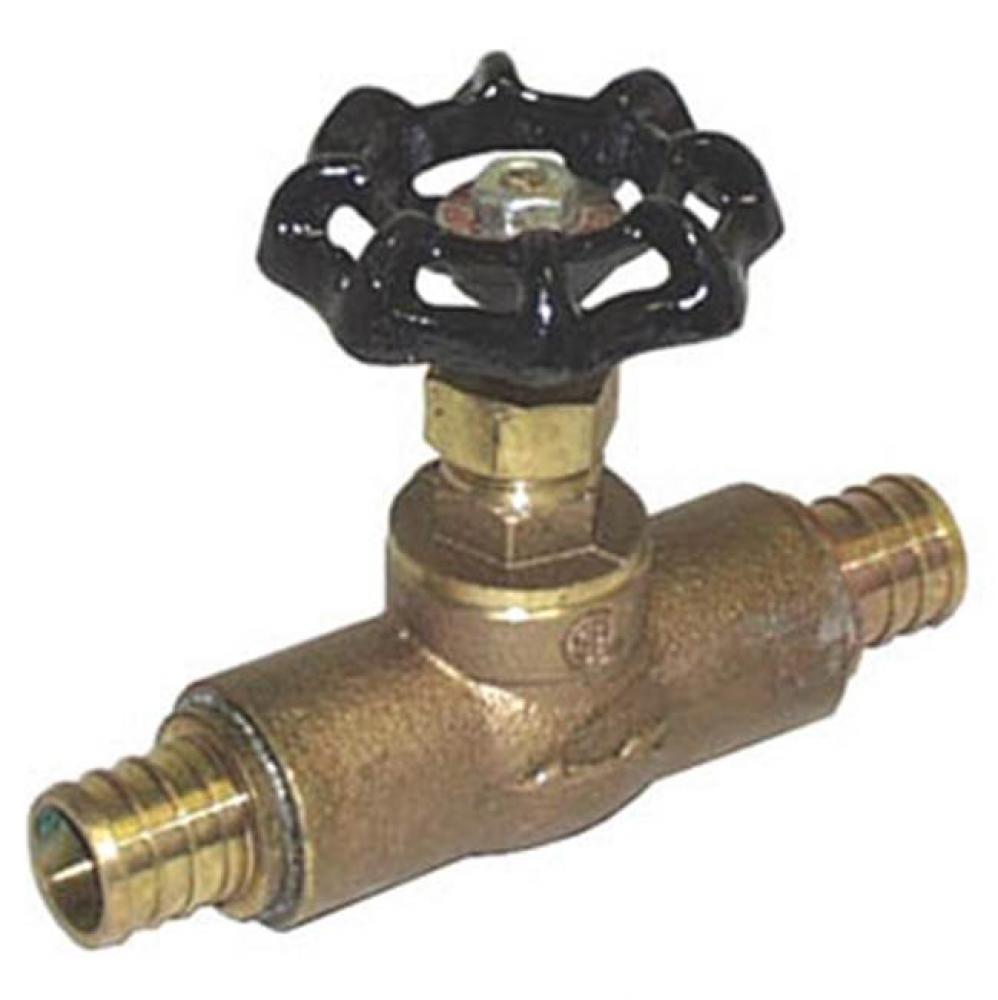 1/2'' S-501P No Lead Brass Stop Valve with PEX Ends