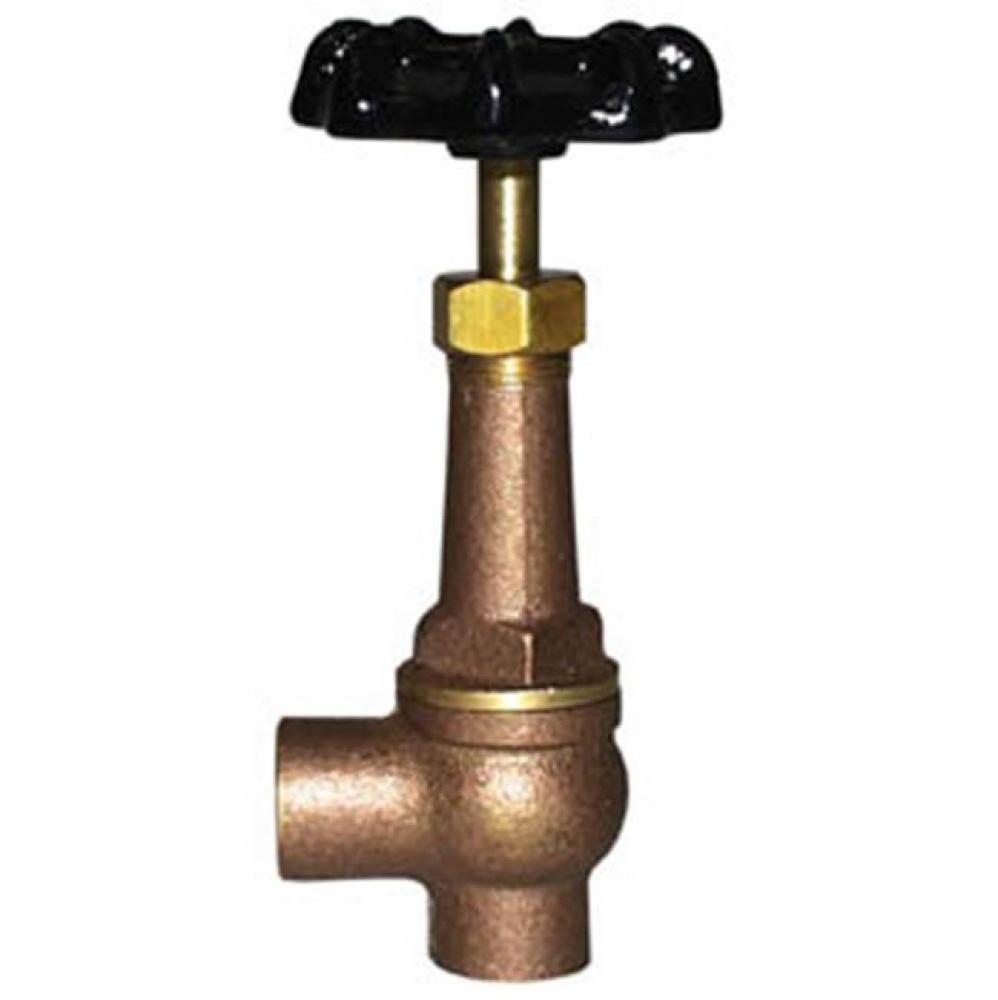 1/2'' S-505 No Lead Brass Long Bonnet Stop Valve