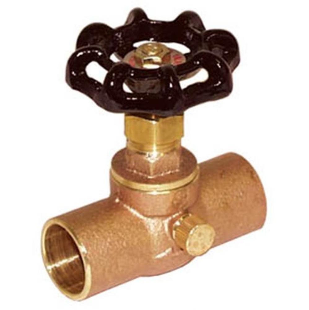 1/2 S-511 No Lead Brass Stop & Waste Valve