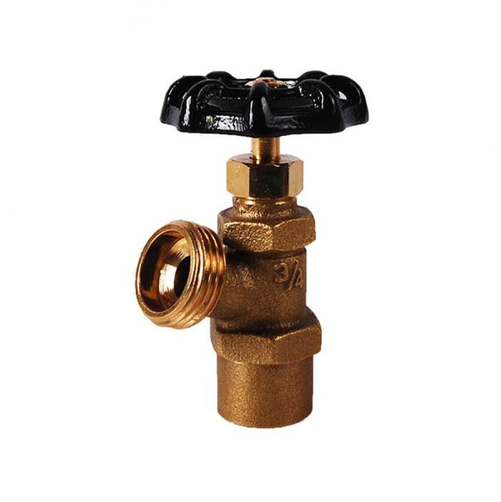 3/4'' S-521 No Lead Sweat (solder) Brass Brass Boiler Drain Valve