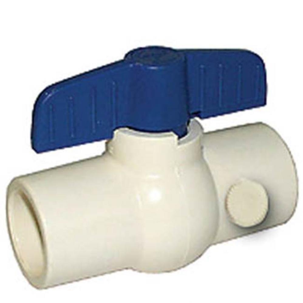 1'' CPVC S-606 Drainable Ball Valve