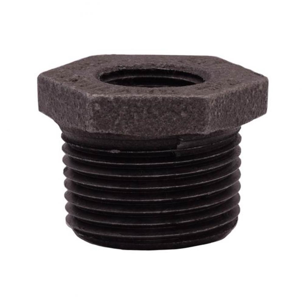 4 x 2-1/2 SA Black Hex Bushing FNPT/MNPT