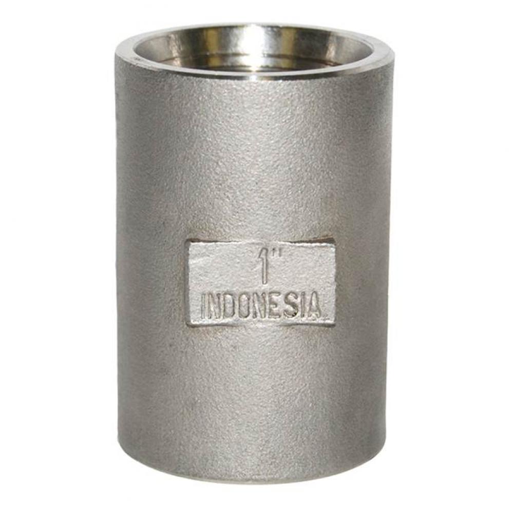 1-1/2'' .304 Stainless Steel Drop Well FNPT x FNPT Coupling