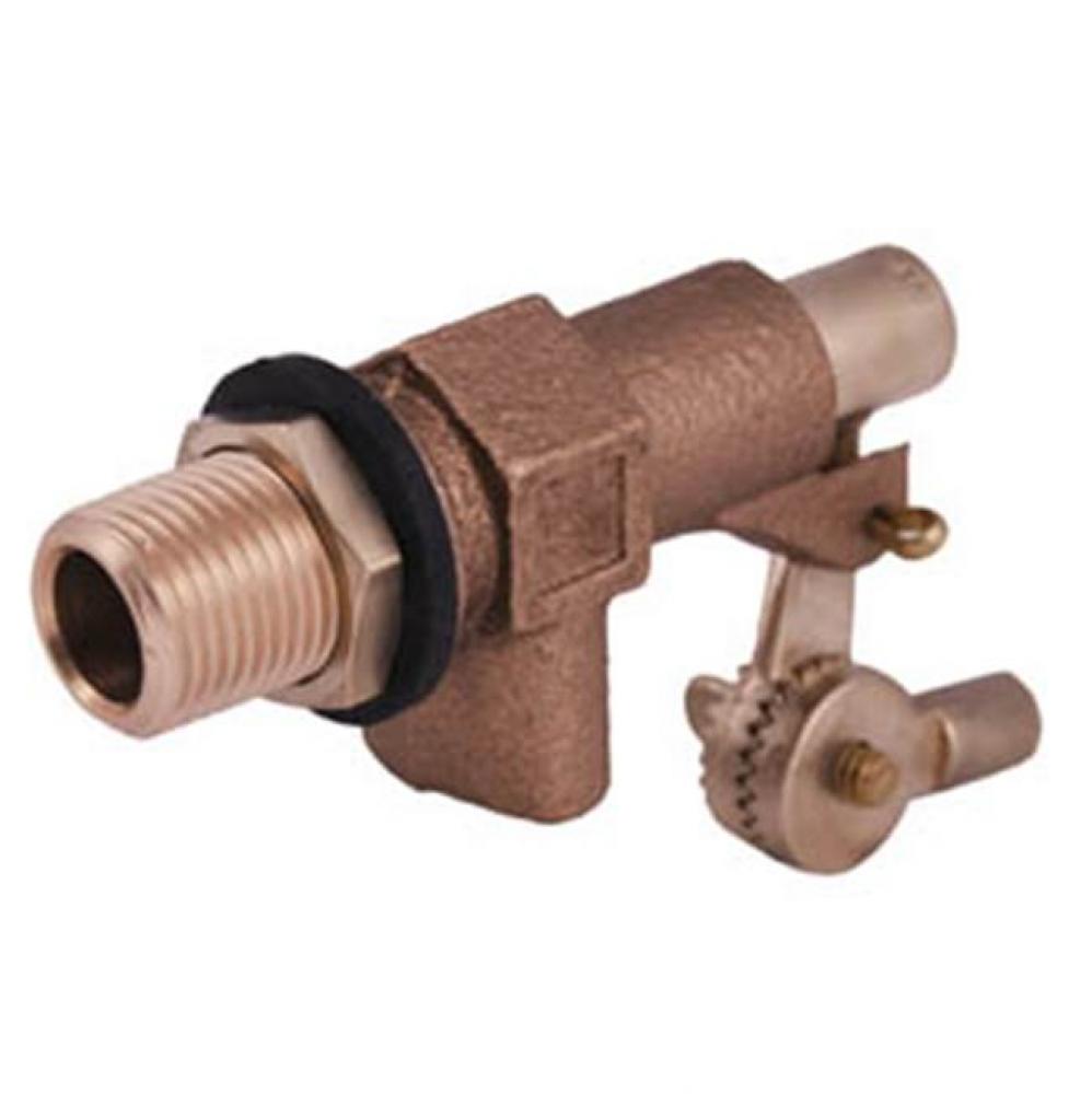 3/8'' T-30 MNPT Inlet, Plain Outlet, Bronze Float Valve