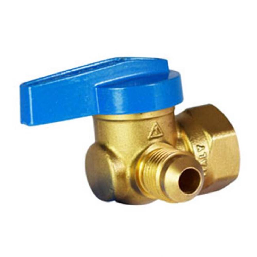 5/8''(15/16-16)FL x 3/4'' T-3000A Forged Brass Angle Gas Valve