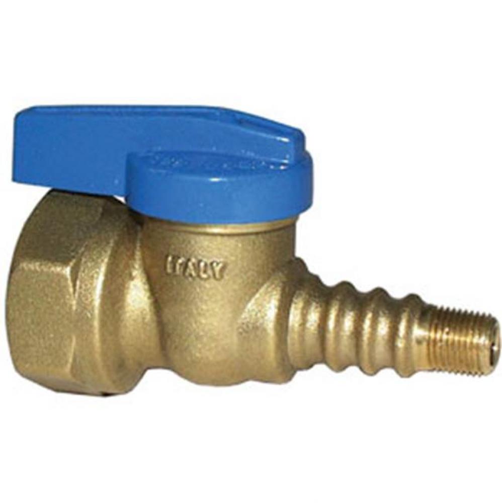 1/2'' x 1/8''Texas Pattern T-3000 Forged Brass Gas Valve